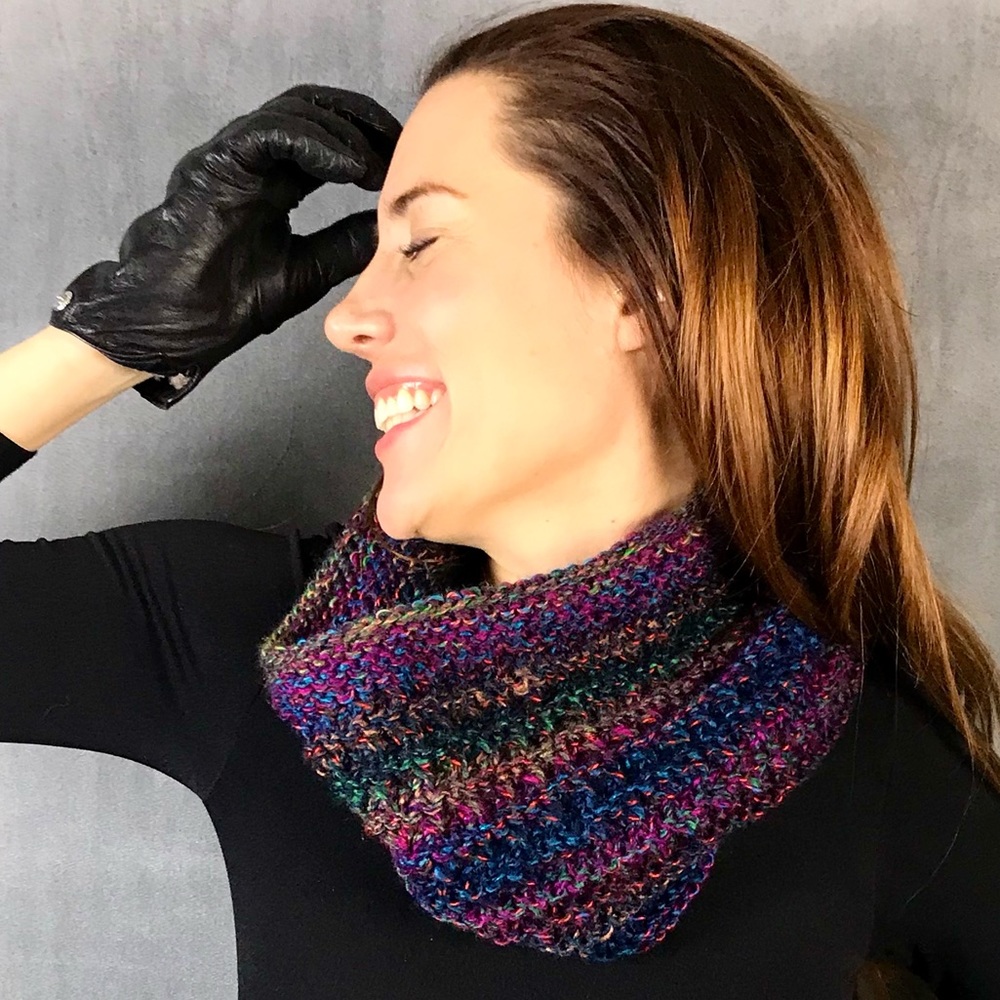 Handmade Neck Warmer Cowls for Men & Women (K51-5H) New Without Tags